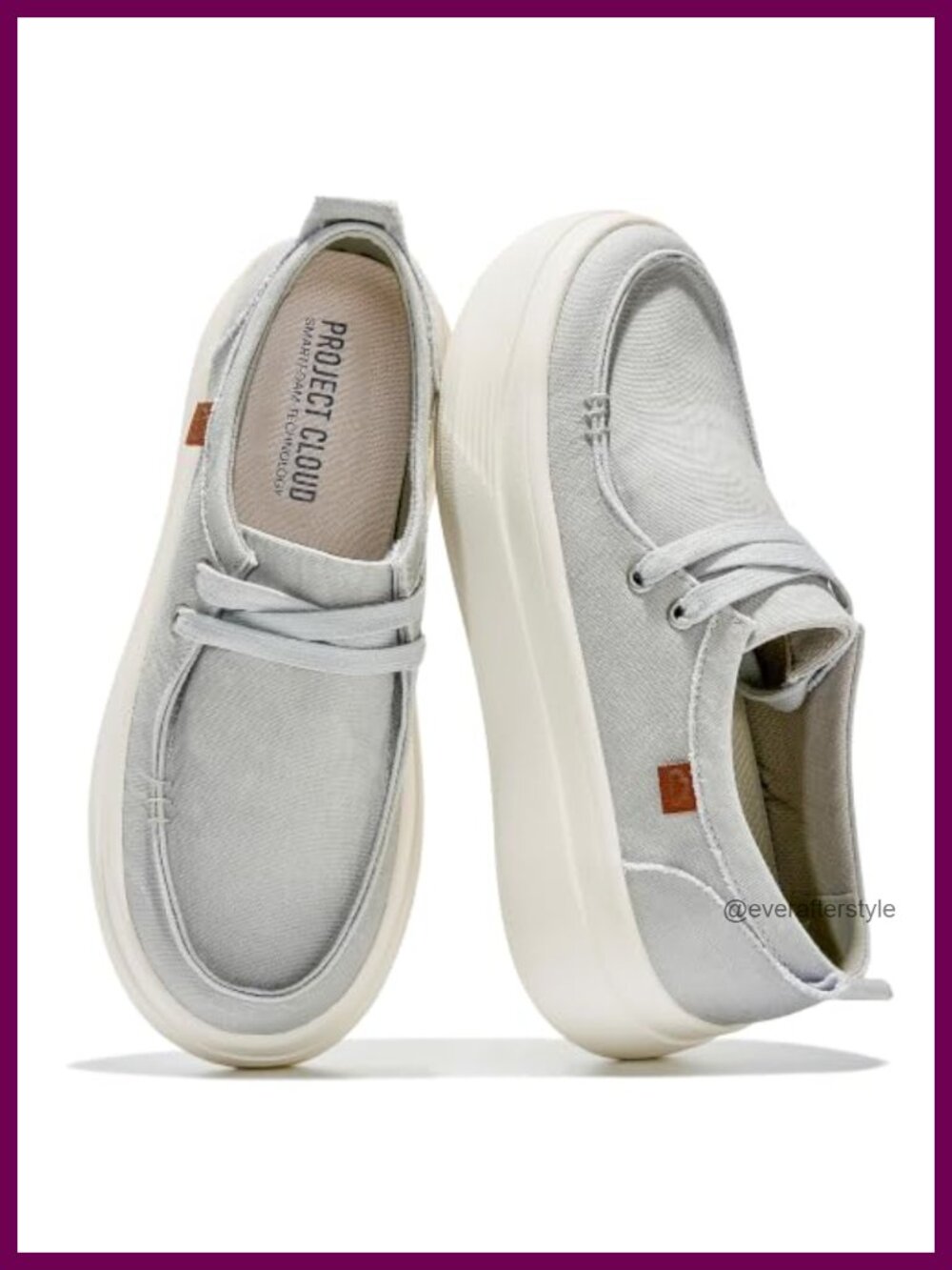 Womens Platform Loafers Slip On Boat Shoes Casual Comfort